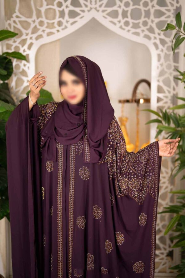 new-four-part-abaya-maroon