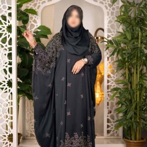 Zafran Multi Stone Abaya